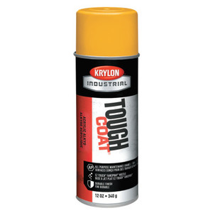 Krylon Industrial Tough Coat Acrylic Alkyd Enamels, 12 oz Aerosol Can, OSHA Yellow View Product Image