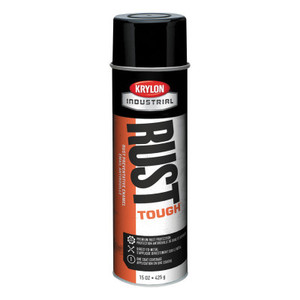 Krylon Industrial Rust Tough Aerosol Enamels, 15 oz Aerosol Can, Gloss Black, Gloss View Product Image