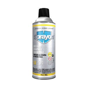 Krylon Industrial Dry Film Graphite Lubricants, 10 oz Aerosol Can View Product Image