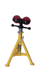 Sumner Heavy-Duty Style Hi Jacks, Steel Roller Head, 2,000 lb Cap., 1 1/4 in-24 in Pipe View Product Image