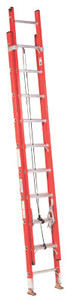Louisville Ladder FE3200 Series Fiberglass Channel Extension Ladders, 16 ft, Class IA, 300 lb View Product Image