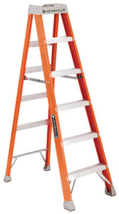 Louisville Ladder FS1500 Series Fiberglass Step Ladder, 3 ft x 18 7/8 in, 300 lb Capacity View Product Image