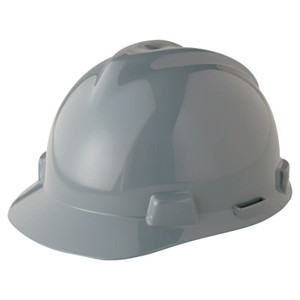MSA V-Gard Protective Caps, Fas-Trac Ratchet, Cap, Gray View Product Image