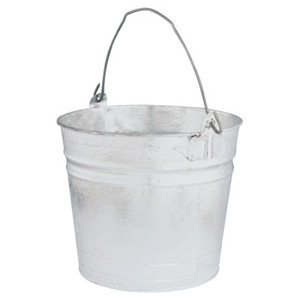 Magnolia Brush 8QT. GALVANIZED PAIL HOT-DIPPED View Product Image