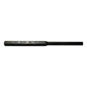 Mayhew Extra Long Pin Punches - Full Finish, 8 in, 3/8 in tip, Alloy Steel View Product Image
