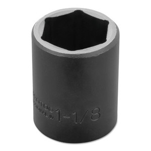 Stanley Products Torqueplus Impact Sockets, 1/2 in Drive, 1 1/8 in Opening, 6 Points View Product Image