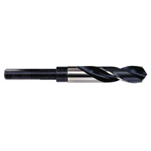 Stanley Products Silver  Deming High Speed Steel Fractional 1/2" Reduced Shank Drill Bit, 1 1/8" View Product Image
