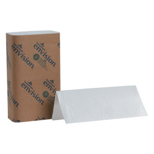 Georgia-Pacific Envision Single-Fold Paper Towel, 10 1/4 x 9 1/4, White, 250/Pack View Product Image