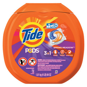 Procter  Gamble Detergent Pods, Spring Meadow Scent View Product Image