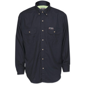 MCR Safety Summit Breeze Flame-Resistant Long-Sleeved Shirt, FR Inherent Blend, Gray, X-Large View Product Image