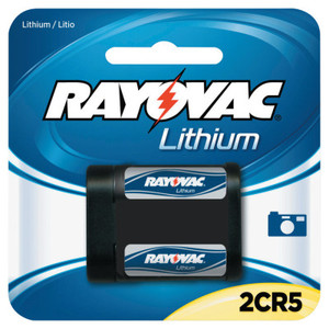 Rayovac Lithium Photo Batteries, 2CR5, 6V View Product Image