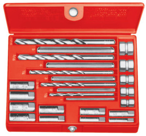 Ridge Tool Company Screw Extractor Sets, Drill Bits 1-5;Extractors 1-5;Drill Guides Nos. 921/1821 View Product Image