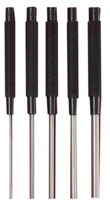 L.S. Starrett Extra-Long Drive Pin Punches, 8 in, 1/8 in tip, Steel View Product Image