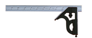 L.S. Starrett 11H Series Combination Squares, 4 1/2" x 12", 1/64 in @ 1 in 64ths, Iron/Steel View Product Image