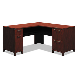 Bush Enterprise Collection L-Desk Pedestal Only, 60w x 60d x 29.75h, Harvest Cherry, Box 1 of 2 View Product Image