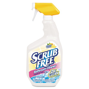 Arm & Hammer Scrub Free Soap Scum Remover, Lemon, 32oz Spray Bottle, 8/Carton View Product Image