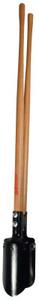 The AMES Companies, Inc. Post Hole Digger, 11-1/2 in Beveled Blades, 6 in Spread, Hercules Pattern, 48 in Straight American Hardwood Handles View Product Image