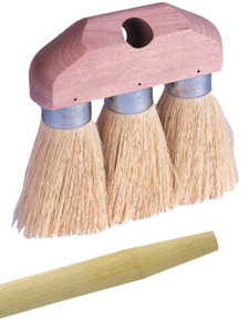 Weiler Roof Brushes, 6 1/4 in Hardwood Block, 3 1/4 in Trim L, Tampico Fill View Product Image