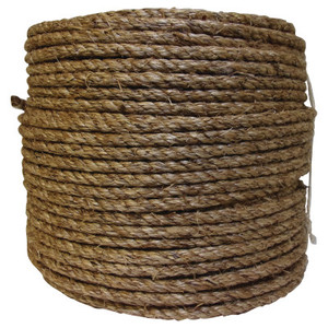 Orion Ropeworks Twisted Manila Ropes, 1/2 in x 600 ft, Manila, Natural View Product Image