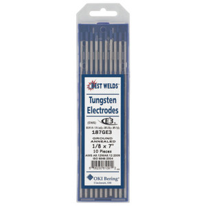 ORS Nasco Tungsten Electrode, E3, 7 in, Size 1/8 View Product Image