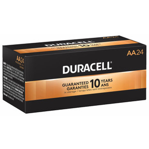 Duracell CopperTop Alkaline AA Batteries, 144/Carton View Product Image