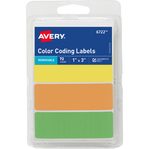 Avery&reg; Removable Neon Color-Coding Labels View Product Image