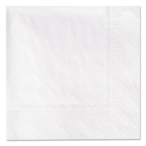 Hoffmaster Beverage Napkins, 2-Ply, 9 1/2 x 9 1/2, White, 3000/Carton View Product Image