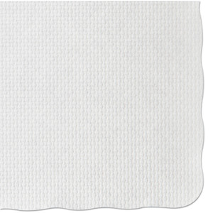 Hoffmaster Knurl Embossed Scalloped Edge Placemats, 9.5 x 13.5, White, 1,000/Carton View Product Image