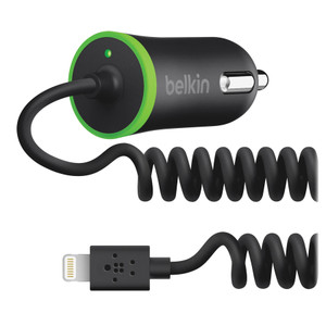 Belkin Lightning Cable Car Charger View Product Image