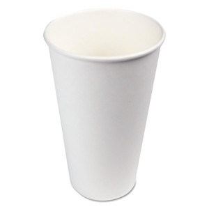 Boardwalk Paper Hot Cups, 20 oz, White, 12 Cups/Sleeve, 50 Sleeves/Carton View Product Image