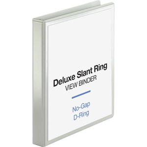 Business Source Deluxe Slant Ring View Binder View Product Image