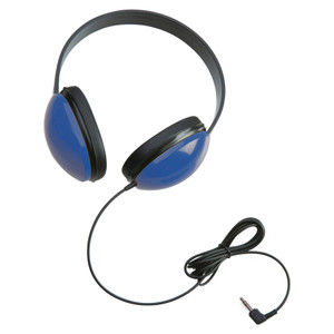 Califone Childrens Stereo Blue Headphone Lightweight View Product Image