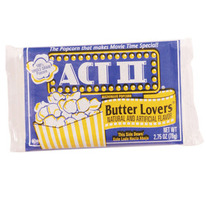 ACT II Butter Lovers Microwave Popcorn View Product Image