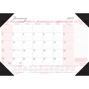House of Doolittle Recycled Breast Cancer Awareness Monthly Desk Pad Calendar, 18.5 x 13, 2021 View Product Image