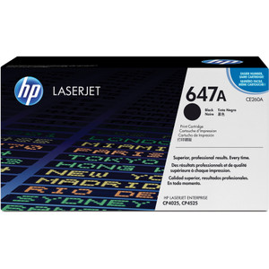 HP 647A, (CE260A-G) Black Original LaserJet Toner Cartridge for US Government View Product Image