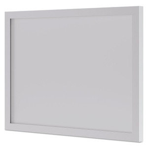 HON BL Series Frosted Glass Modesty Panel, 39.5w x 0.13d x 27.25h, Silver/Frosted View Product Image