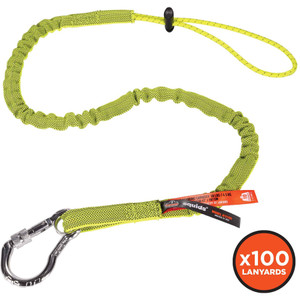 Squids 3100-100pk Single Carabiner Tool Lanyard - 10lbs View Product Image