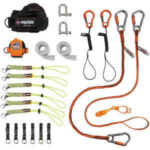 Squids 3186 Iron/Steel Worker's Tool Tethering Kit View Product Image