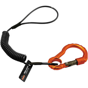 Squids 3156 Coil Tool Lanyard with Single Carabiner - 2lbs / 0.9kg View Product Image