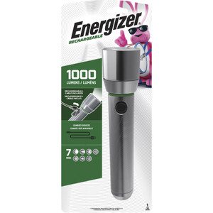 Energizer Vision HD Rechargeable LED Metal Flashlight (includes USB cable for recharging) View Product Image