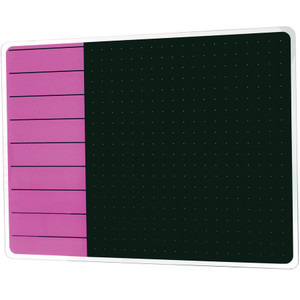 Floortex Viztex Dry-erase Magnetic Glass Whiteboard - Soft Violet View Product Image