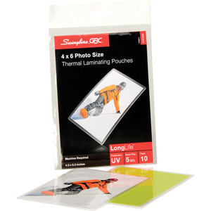 GBC Ultra Clear Thermal Laminating Photo Pouches View Product Image