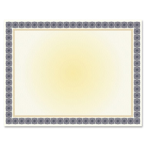 Geographics Award Certificates Burgundy Gold Foil View Product Image
