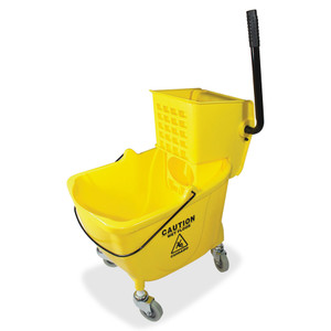 Genuine Joe 35 QT Side Press Mop Bucket Wringer Combo View Product Image