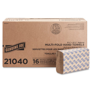 Genuine Joe Multifold Natural Towels View Product Image