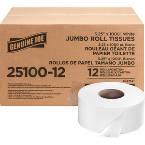 Genuine Joe Jumbo Roll Bath Tissues View Product Image