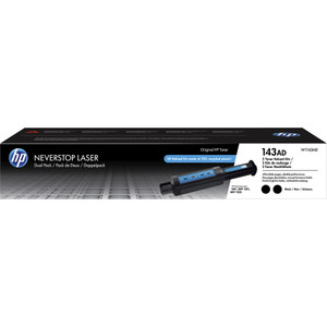 HP 143A, (W1143A-D) 2-Pack Black Original LaserJet Toner Cartridges View Product Image