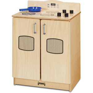 Jonti-Craft Culinary Creations Birch Kitchen, Stove, 20w x 15d x 27h, Birch View Product Image