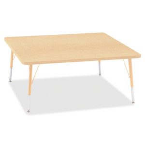 Jonti-Craft Berries Elementary Height Maple Top/Edge Square Table View Product Image