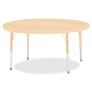 Jonti-Craft Berries Elementary Height Maple Top/Edge Round Table View Product Image